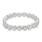 You''re Invited Crystal Diameter Flower Motif Stretch Bracelet - image 1