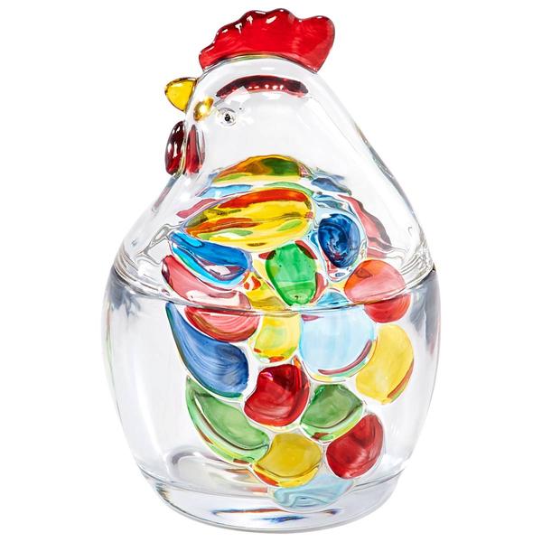 30oz. Rooster Glass Jar with Lid - image 