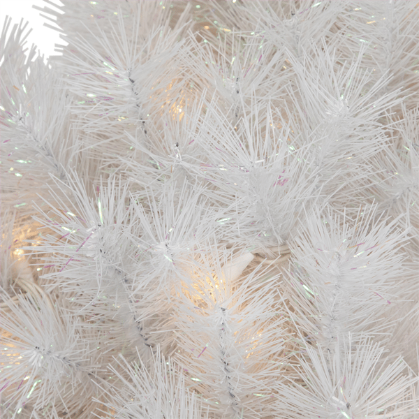 Northlight 36in. LED White Alaskan Pine Christmas Wreath