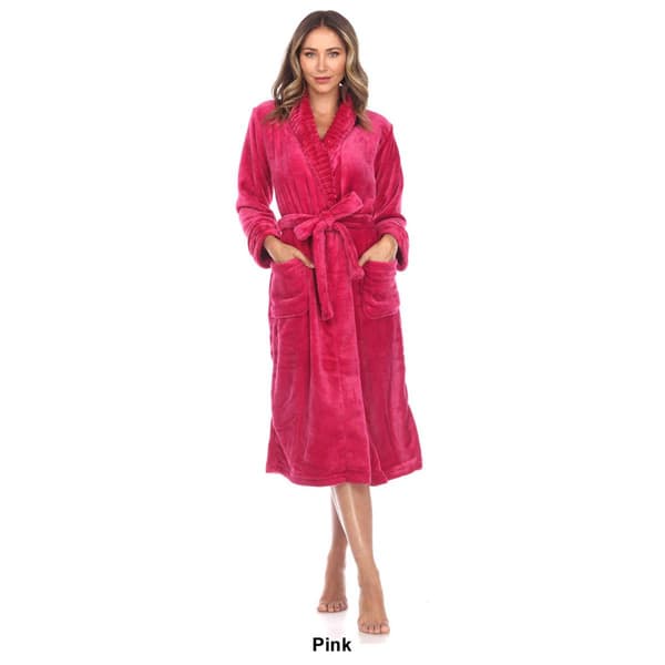 Plus Size White Mark Cozy Lounge Robe Boscov's