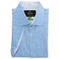 Mens Tom Baine Short Sleeve Gingham Regular Fit Dress Shirt-Blue - image 1