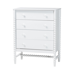 Baxton Studio Brantley Spindle 4-Drawer Chest