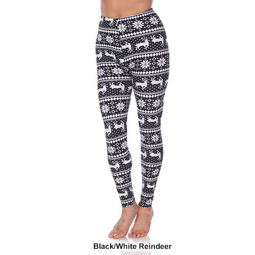 Womens White Mark Snowflake Leggings