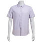 Mens DKNY Short Sleeve Jackson No-Tuck Geo Button Down Shirt - image 1