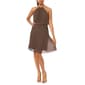 Womens MSK Sleeveless Halter Neck Dot Blouson Dress - image 3