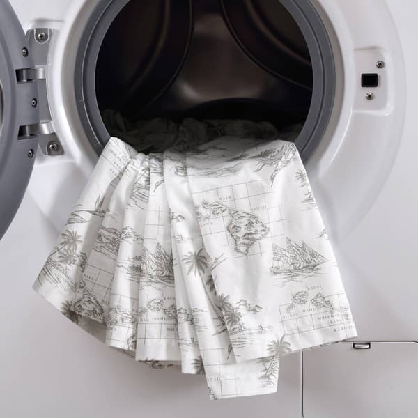 Tommy Bahama Vintage Map 200TC 4pc. Cotton Percale Sheet Set