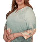 Plus Size Alfred Dunner Classics 3/4 Sleeve Pumpkin Patch Blouse - image 5