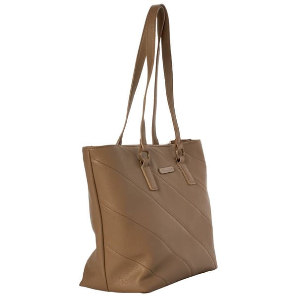 Gloria Vanderbilt Diagonal Seamed Tote