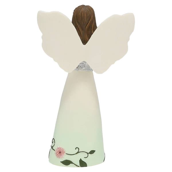 Pavilion Elements Mother Angel Holding Daisies Figurine