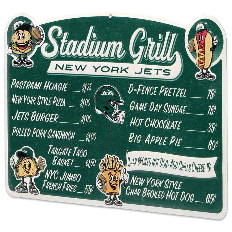 Open Road Jets Stadium Grill Wall Decor