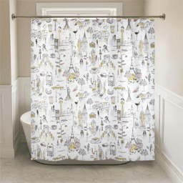 Nicole Miller City Girl Shower Curtain