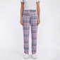 Petite Jessica Simpson Plaid Velour Pajama Bottoms - image 1