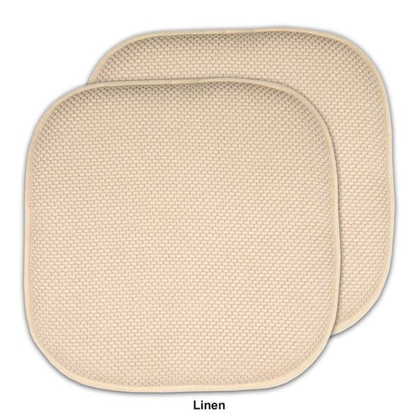 Sweet Home Collection Honeycomb Memory Foam Non-Slip Chair Pad