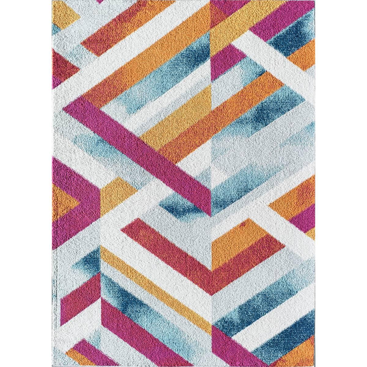 Rugs America™ Miko Passionfruit Geometric Contemporary...