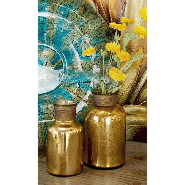 9th & Pike&#174; Gold Bottle Decor - Set of 3