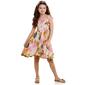 Girls &#40;7-16&#41; Bonnie Jean Sleeveless Smocked Bodice Floral Dress - image 2