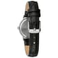 Womens Caravelle White Dial Black Leather Strap Watch - 43L216 - image 2