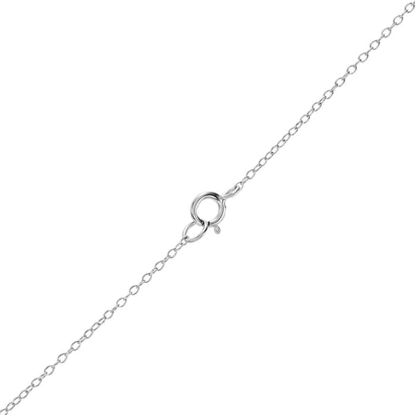 Athra 18in. Silver Plated Fish Pendant Necklace