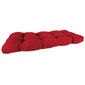 Jordan Manufacturing Veranda Red Wicker Settee Cushion - image 1