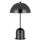 HomeRoots 20in. Gunmetal Half Dome Table Lamp - image 1