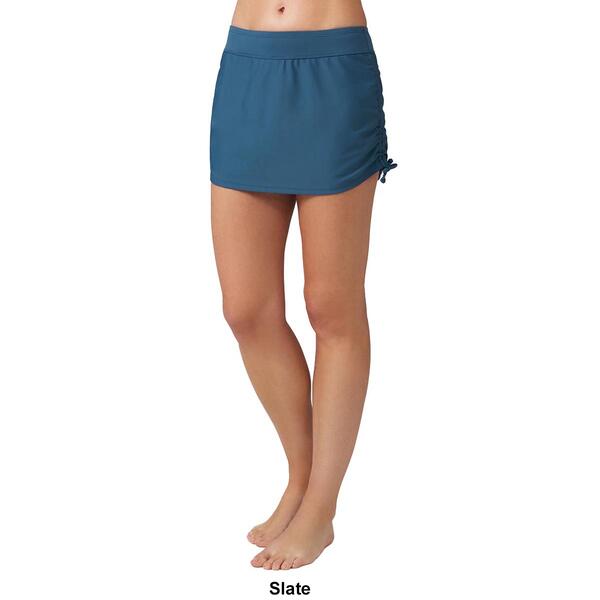 Womens Free Country Cinched Side Skirt Swim Bottoms