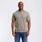 Mens Thomas Sterling Raised Texture Johnny Collar Polo Shirt - image 1