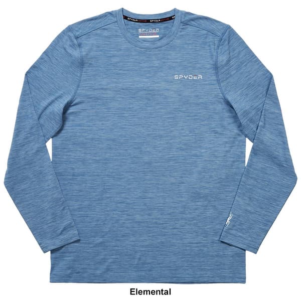 Mens Spyder Soft Long Sleeve Jersey Tee
