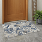 HomeRoots Blue & Grey Indoor/Outdoor Rectangular Area Rug - image 1