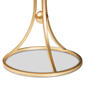 Baxton Studio Tarmon Gold Metal End Table w/ Marble Tabletop - image 3