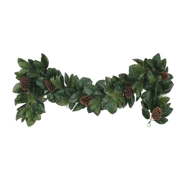 Puleo International 6ft. Garland with Magnolia Leaves