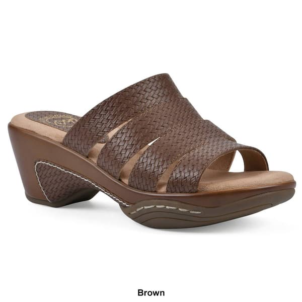 Womens White Mountain Valora Slide Sandals