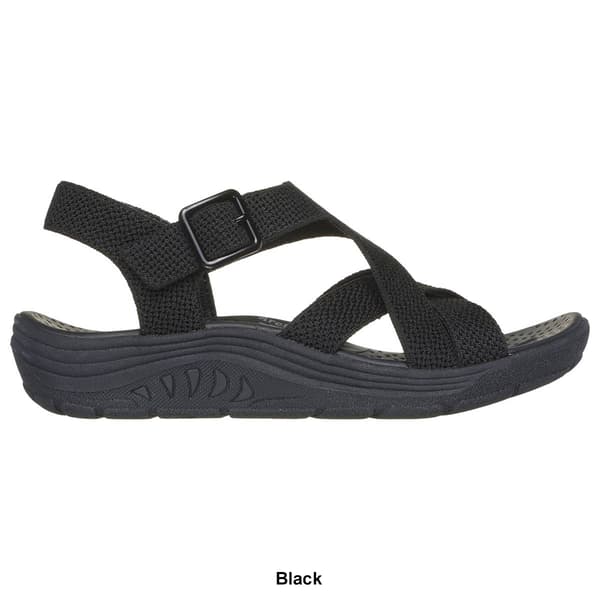 Womens Skechers Reggae Cup - Clean Line Strappy Sandals