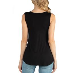 Plus Size 24/7 Comfort Apparel Tunic Tank Maternity Top