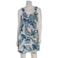 Womens J Valdi Botanical Leaf Ring Tank Dress Cover Up - image 1
