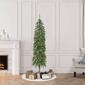 Puleo International 5ft. Pre-Lit Artificial Alpine Christmas Tree - image 2