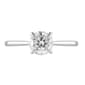 Nova Star&#174; Sterling Silver Solitaire Lab Grown Diamond Ring - image 4