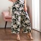 Petite Architect(R) Tonal Floral Tropical Wide Leg Pants - image 1