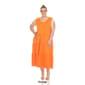 Plus Size White Mark Scoop Neck Tiered Midi Dress - image 6