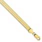 Unisex Gold Classics&#40;tm&#41; 10kt. 5.5mm 7in. Herringbone Chain Bracelet - image 1