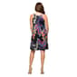 Womens 24/7 Comfort Apparel Black Paisley Keyhole Dress - image 2
