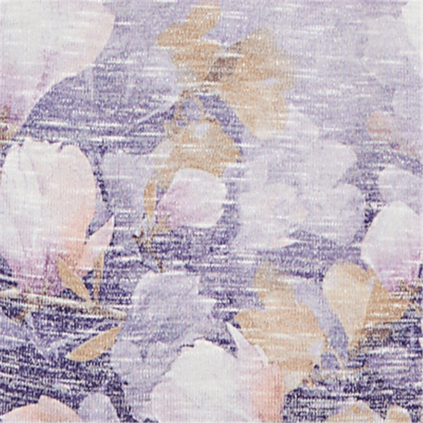 Womens Alfred Dunner Grand Bazaar Amethyst Floral Blouse