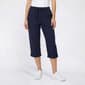 Petite Jordana Rose Rib Drawstring Waist Capris - image 4
