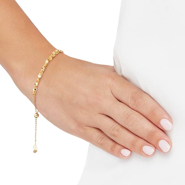 Gold Classics™ 5-Strands Mirror Round Bead Bolo Bracelet