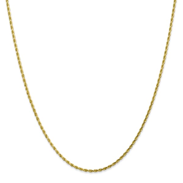 Gold Classics&#40;tm&#41; 10kt. 1.75mm 20in. Diamond-Cut Rope Chain