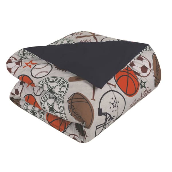 Alex &amp; Bella League Sports Microfiber Comforter Bedding Set