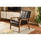 Baxton Studio Nikko Mid-Century Wooden Lounge Chair - image 1