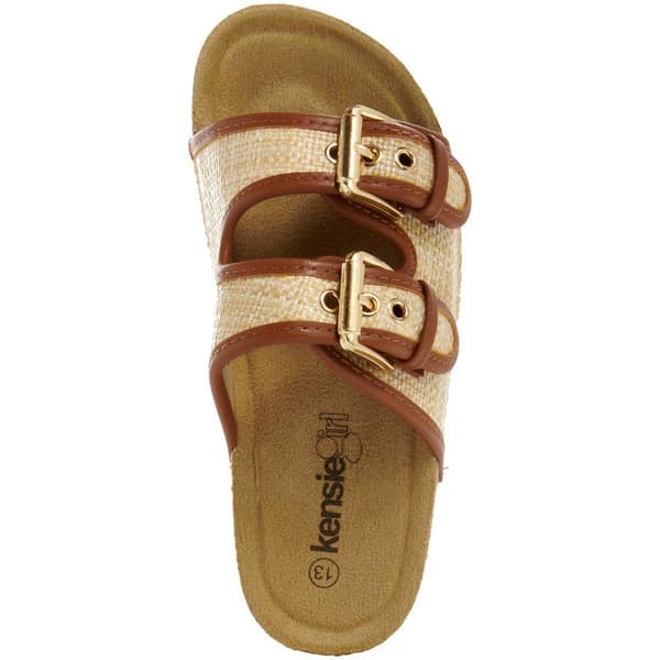 Girls Kensie Girl Straw Slide Sandals