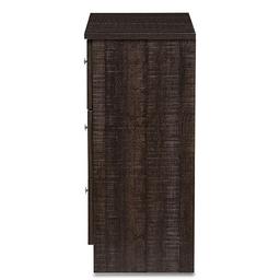 Baxton Studio Decon 3 Drawer Storage Chest