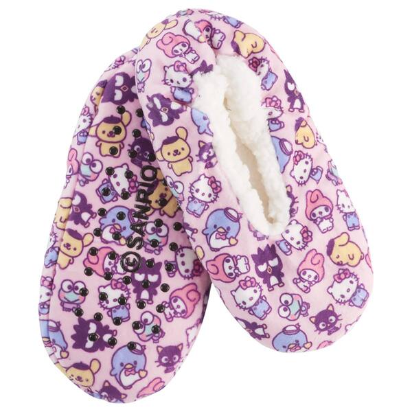 Womens Fuzzy Babba Hello Kitty&#40;R&#41; & Friends Slipper Socks - image 