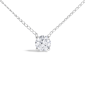 Haus of Brilliance White Gold Floating Lab Grown Diamond Necklace - image 2